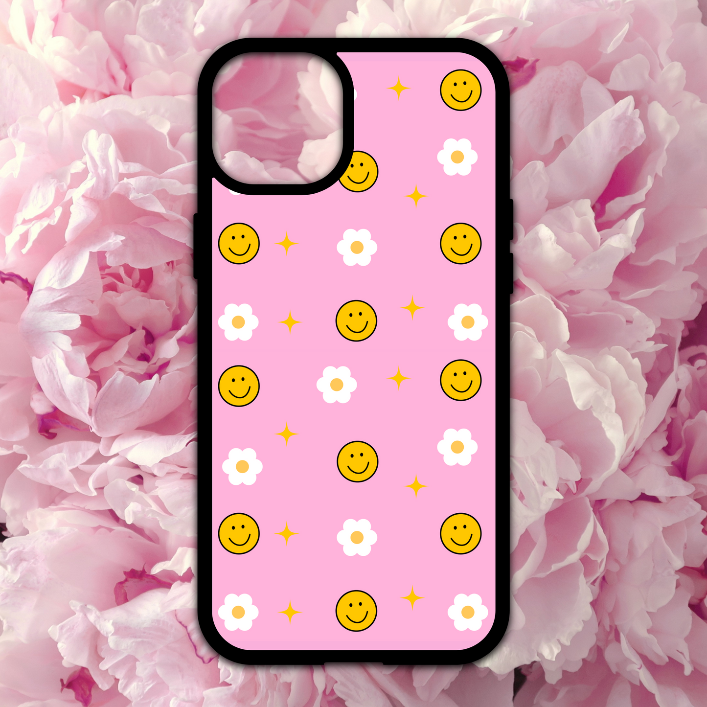 Smiley Floral Phone Case