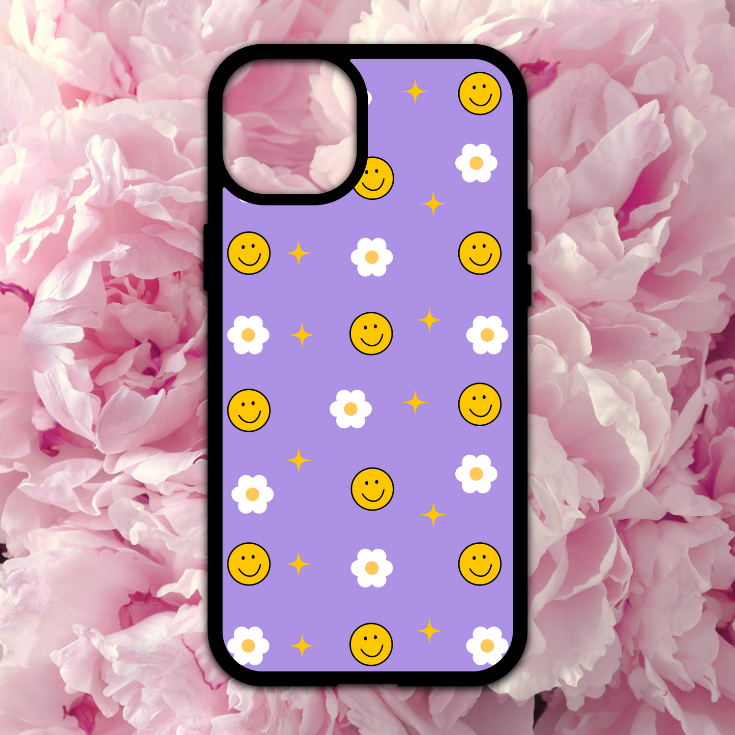 Smiley Floral Phone Case