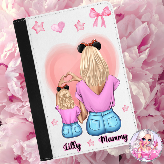 Mother and Daughter Passport Cover