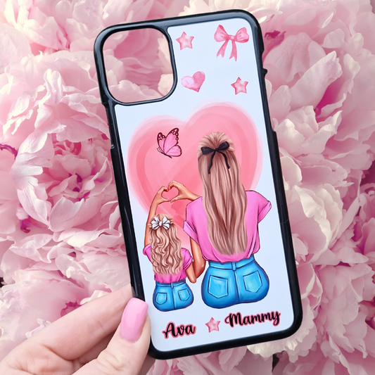 Mother and Daughter Personalised Phone Case