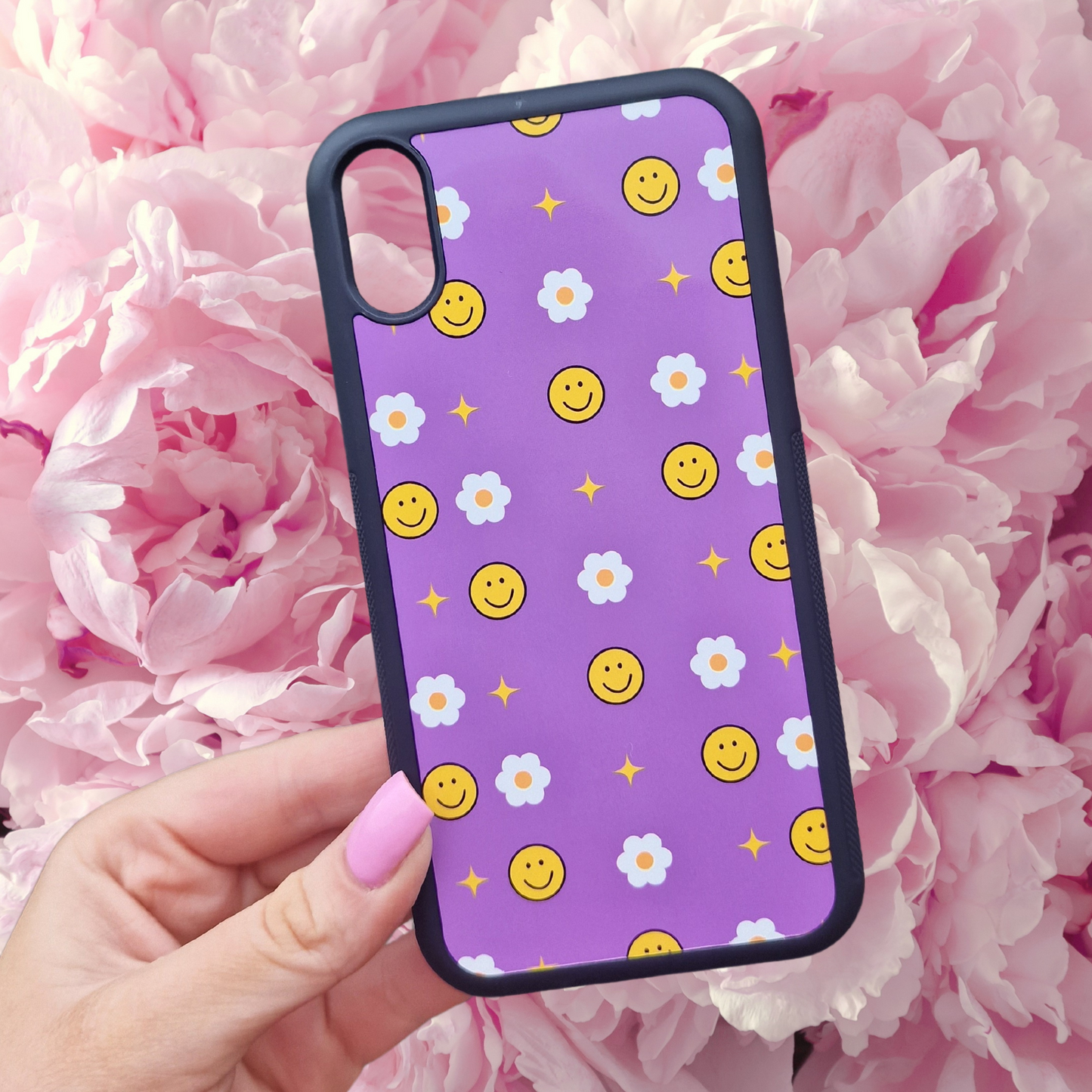 Smiley Floral Phone Case