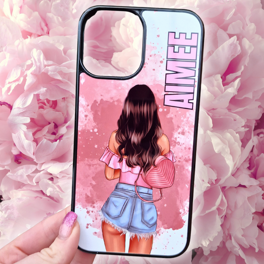 Fashion Girl Personalised Phone Case