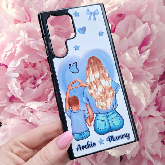 Mother and Son Personalised Phone Case