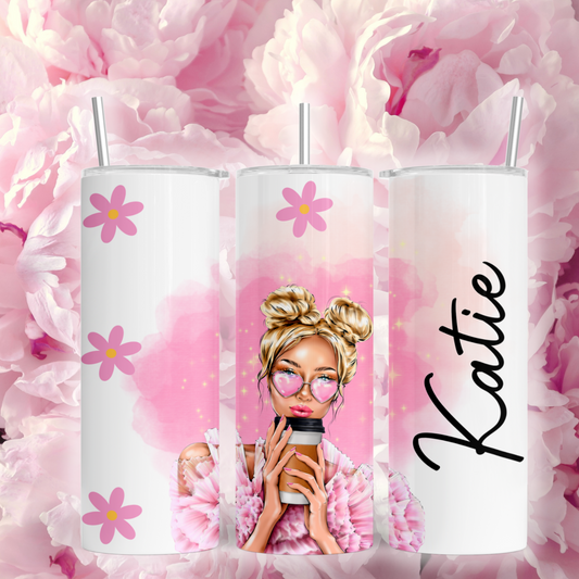 Coffee Girl Personalised 20oz Tumbler