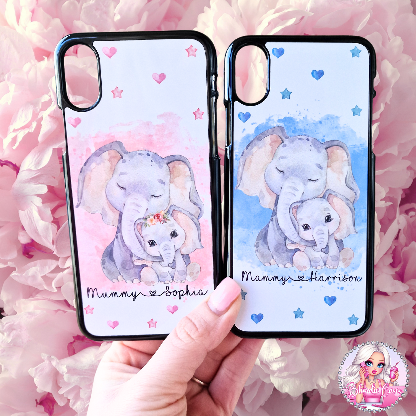 Mummy and Baby Elephant Phone Case