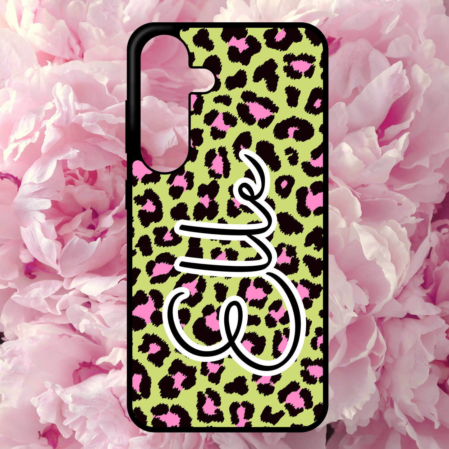 Leopard Print Name Phone Case